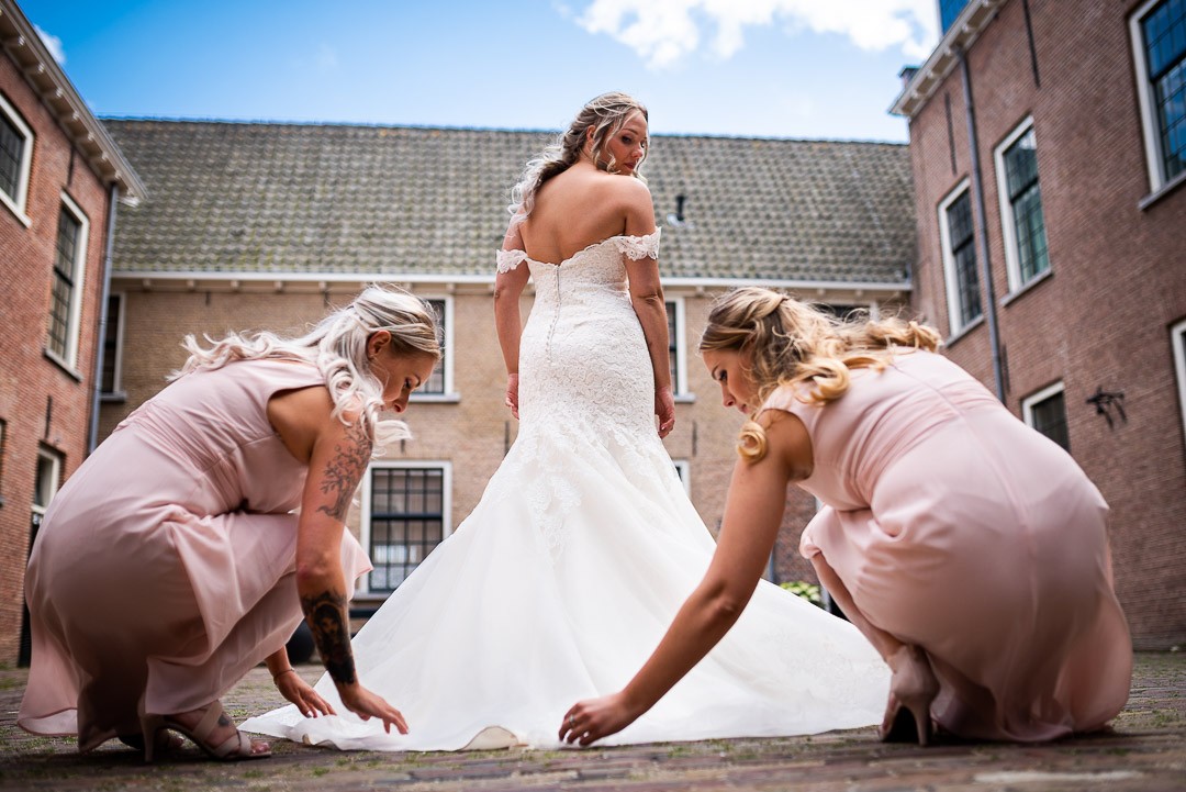 Beste Bruidsfotograaf uit Rotterdam Zuid-Holland - Bruiloft in Kasteel Woerden